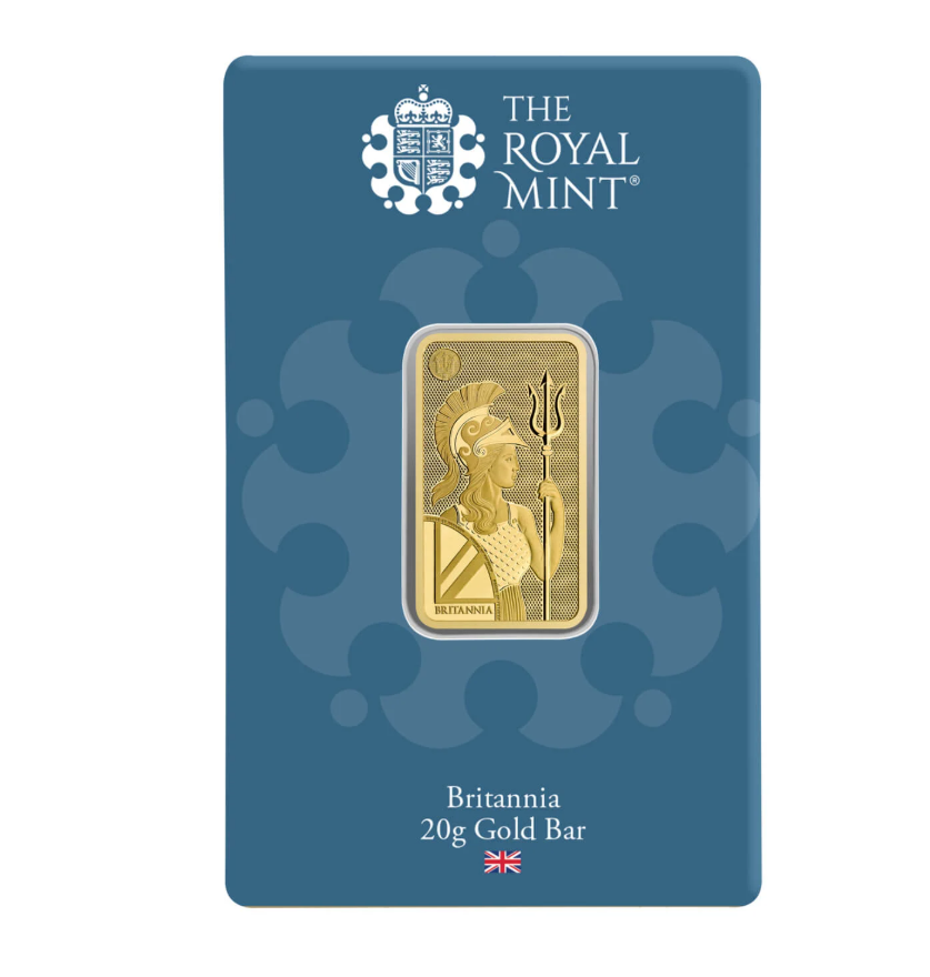 Britannia 20g Gold Bullion Minted Bar